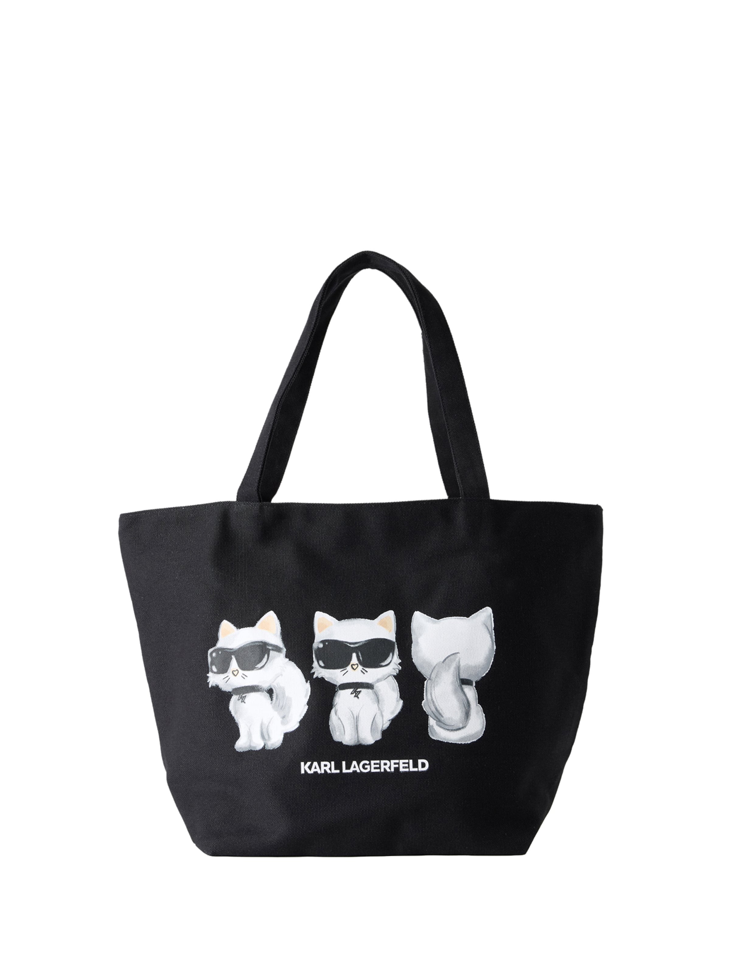 Karl Lagerfeld Shopper 'Ikon' in Black: front