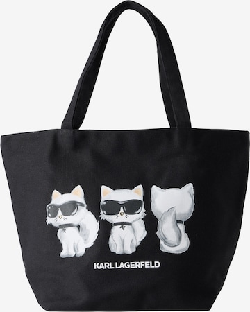 Karl Lagerfeld Ostoskassi 'Ikon' värissä musta: etupuoli