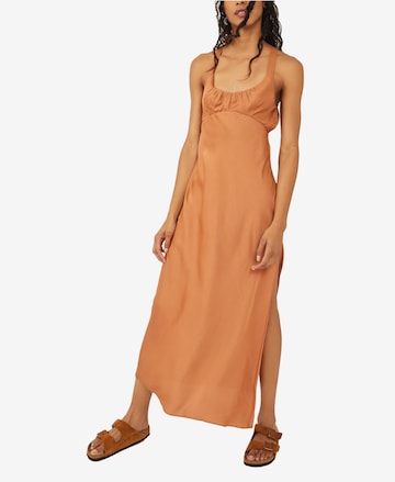 Free People Dress 'NIGHT OWL' in Yellow: front