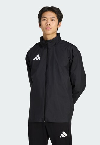 ADIDAS PERFORMANCE Athletic Jacket 'Entrada 26' in Black: front