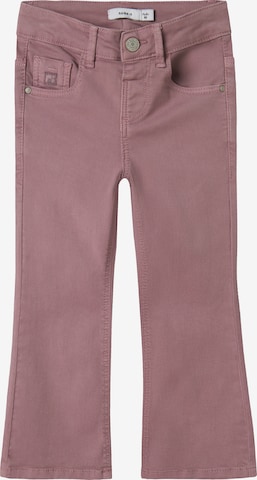 purpurinė NAME IT Platėjantis Kelnės 'NMFSalli': priekis