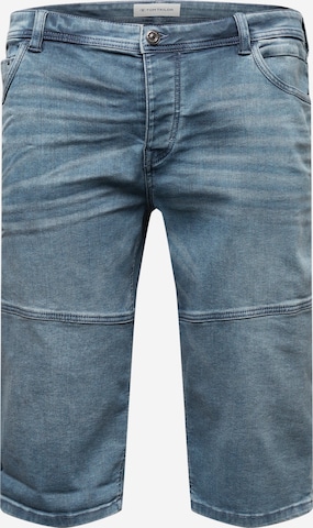 TOM TAILOR Men + Loosefit Jeans in Blauw: voorkant
