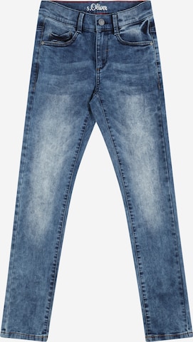 Coupe slim Jean s.Oliver en bleu : devant