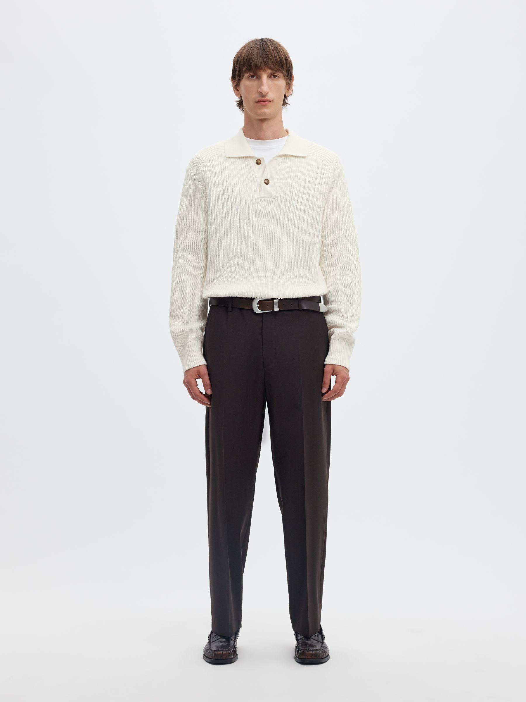 SELECTED Regular fit Trui in Wit