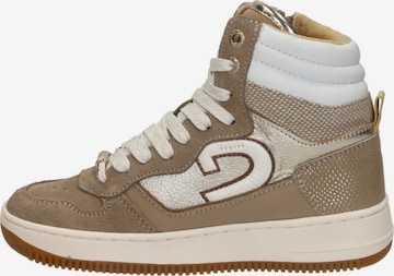 Baskets 'Campo High' Cruyff en beige : devant