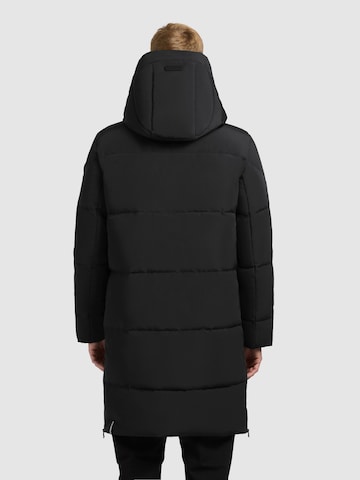 khujo Wintermantel 'Lear' in Schwarz