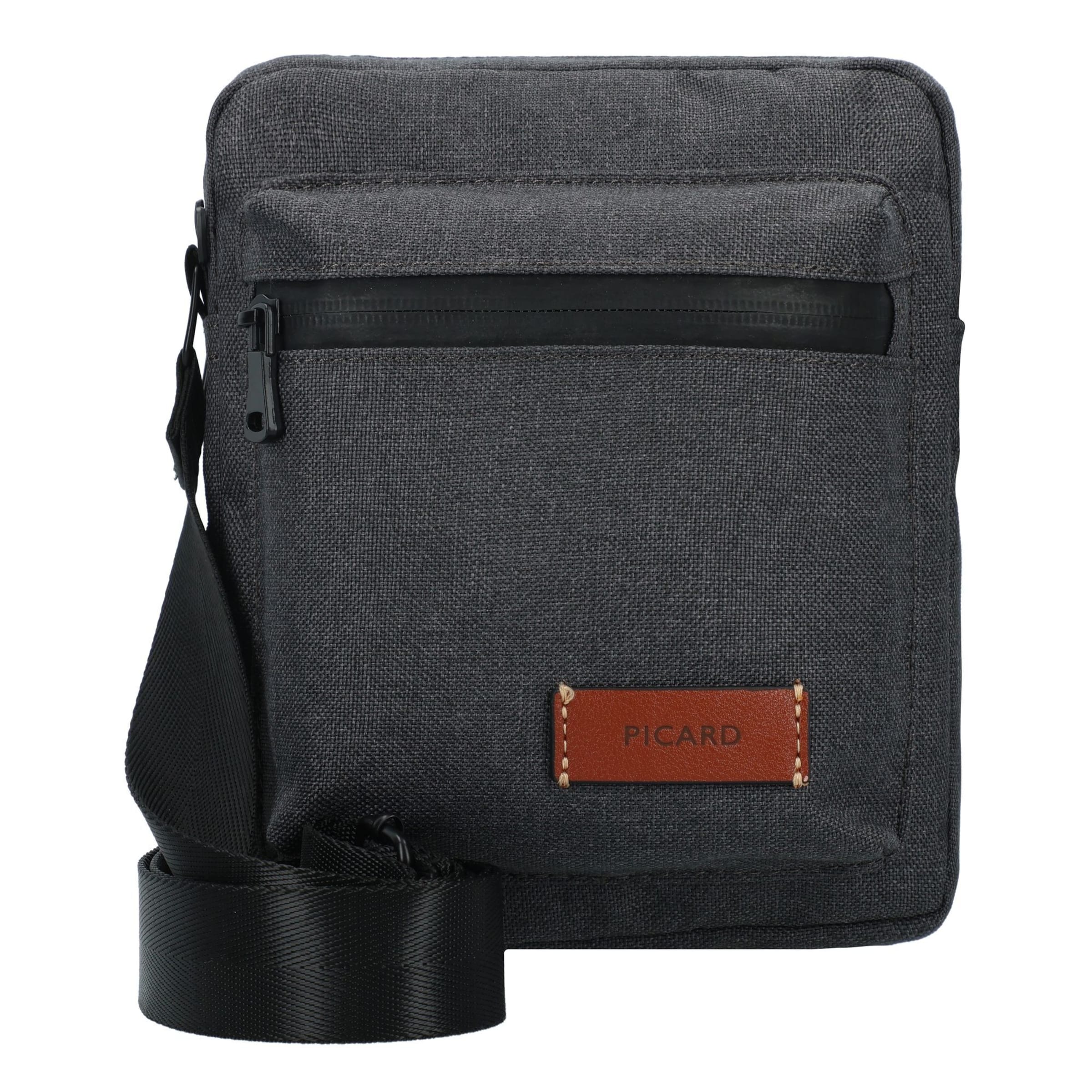 Picard Crossbody Bag in Grey: front