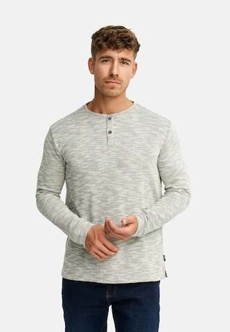 INDICODE JEANS Shirt ' Vitus ' in Grijs: voorkant