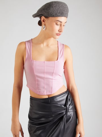 STUDIO SELECT Top 'Lavina' in Pink: front