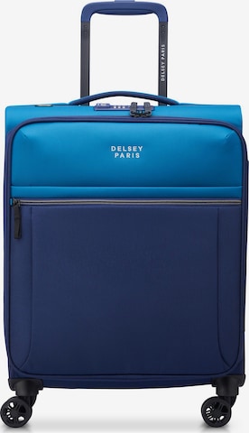Trolley 'Brochant 3' di Delsey Paris in blu: frontale