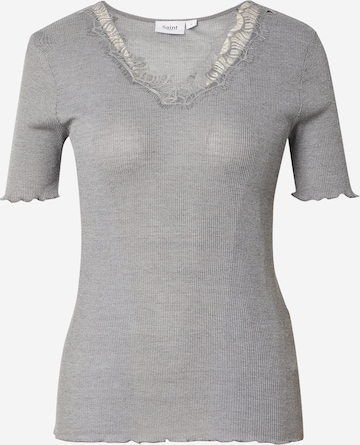 SAINT TROPEZ T-Shirt 'Maya' in Grau: predná strana