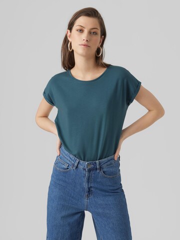 T-shirt 'AVA' VERO MODA en vert : devant