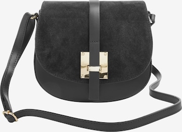 Cluty Crossbody Bag in Black: front