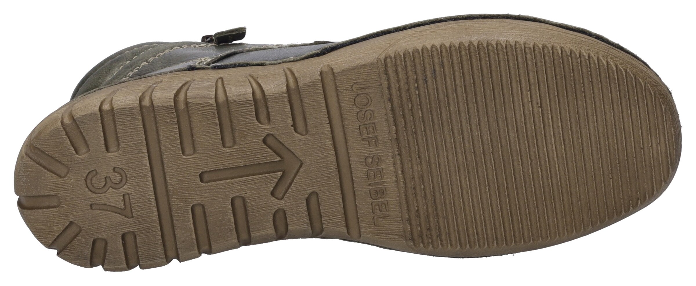 JOSEF SEIBEL Lace-up bootie 'Felicia' in Green