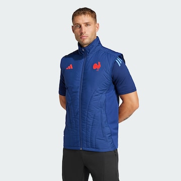 ADIDAS PERFORMANCE Sportbodywarmer in Blauw: voorkant