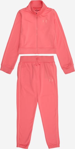 Survêtement UNDER ARMOUR en rose : devant