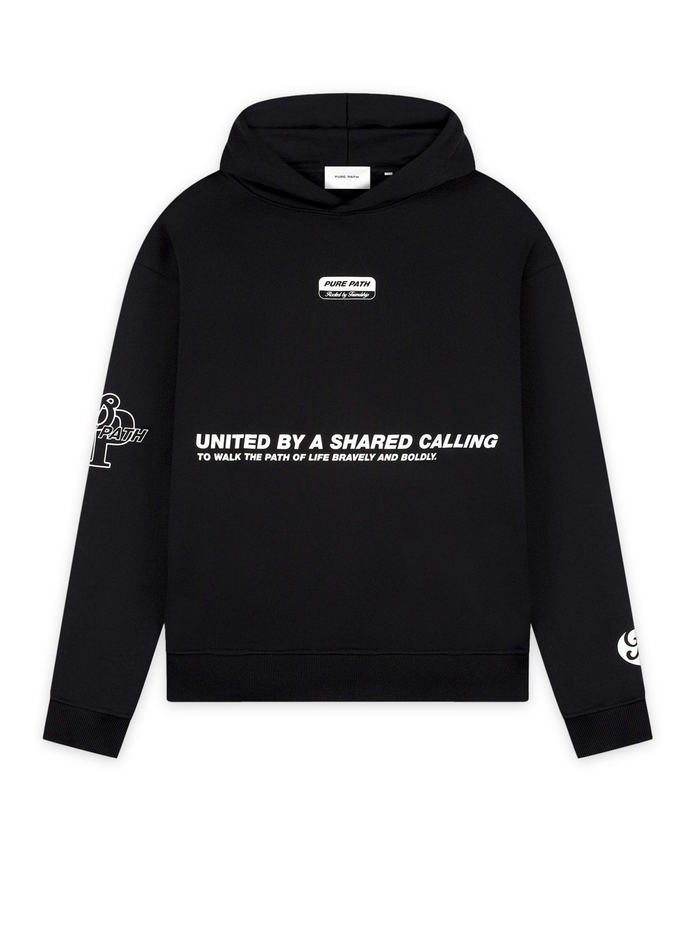 Pure Path Sweatshirt in Black: front