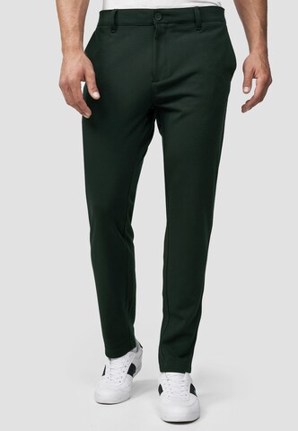 Regular Pantalon chino 'Roedekro' INDICODE JEANS en vert : devant