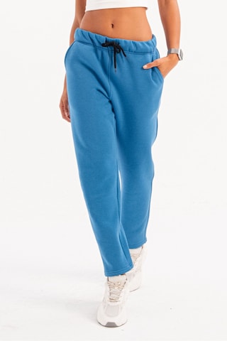 Justever Regular Sporthose in Blau: Vorderseite