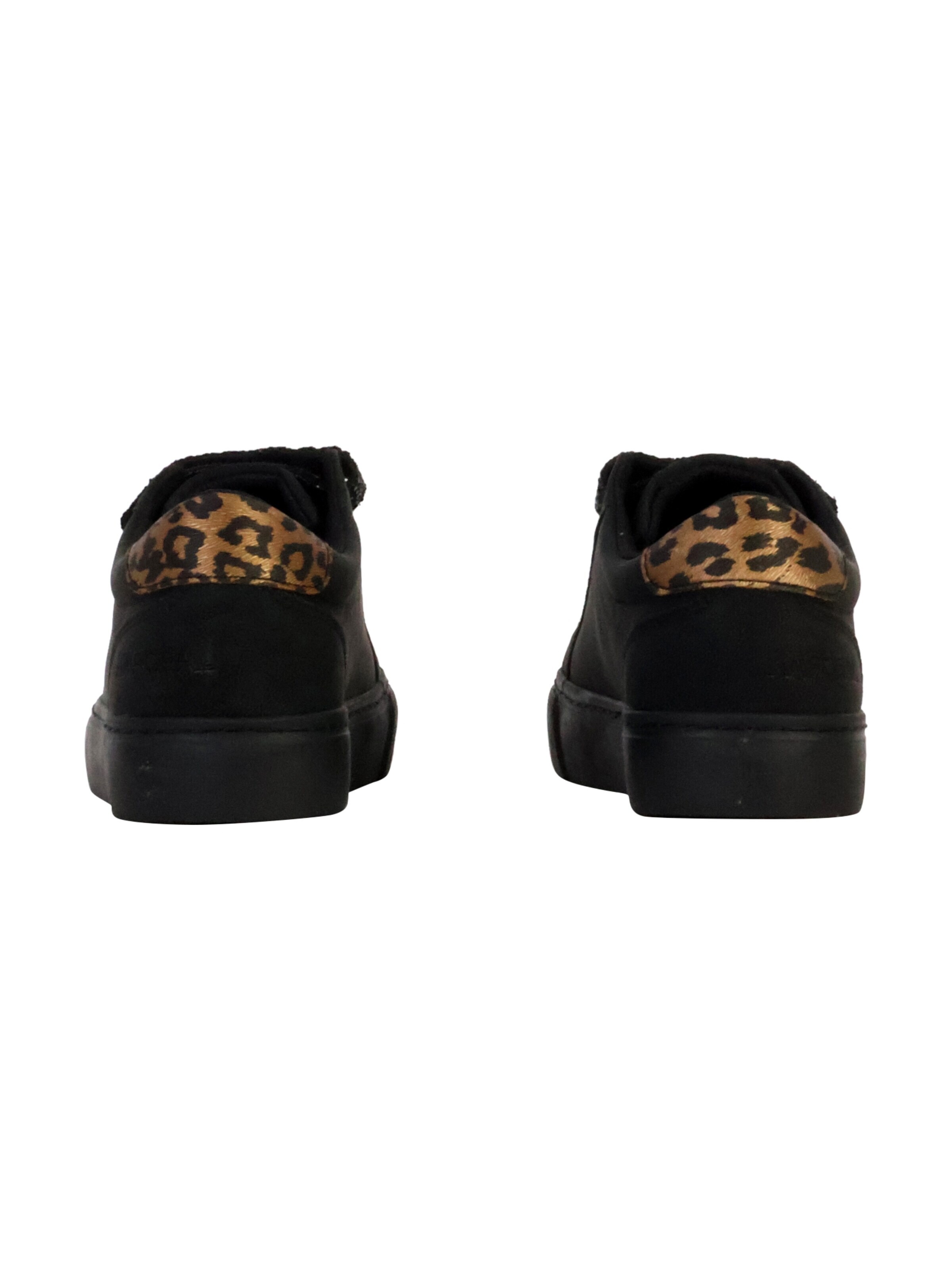 Scarpa stringata sportiva 'Tippyk-Sneaker mit Klettverschluss' di Kaporal in nero