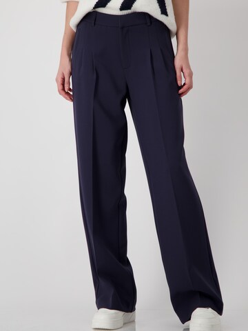 monari Wide Leg Hose in Blau: Vorderseite