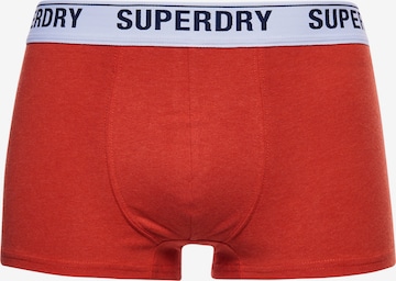 Boxers Superdry en rouge : devant