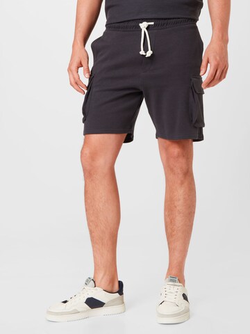 TOM TAILOR DENIM Regular Shorts in Grau: predná strana