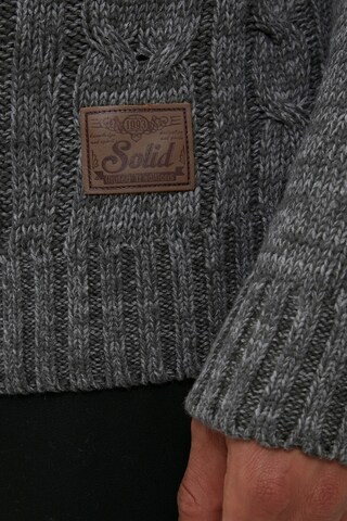 !Solid Pullover 'Pankraz' in Grau