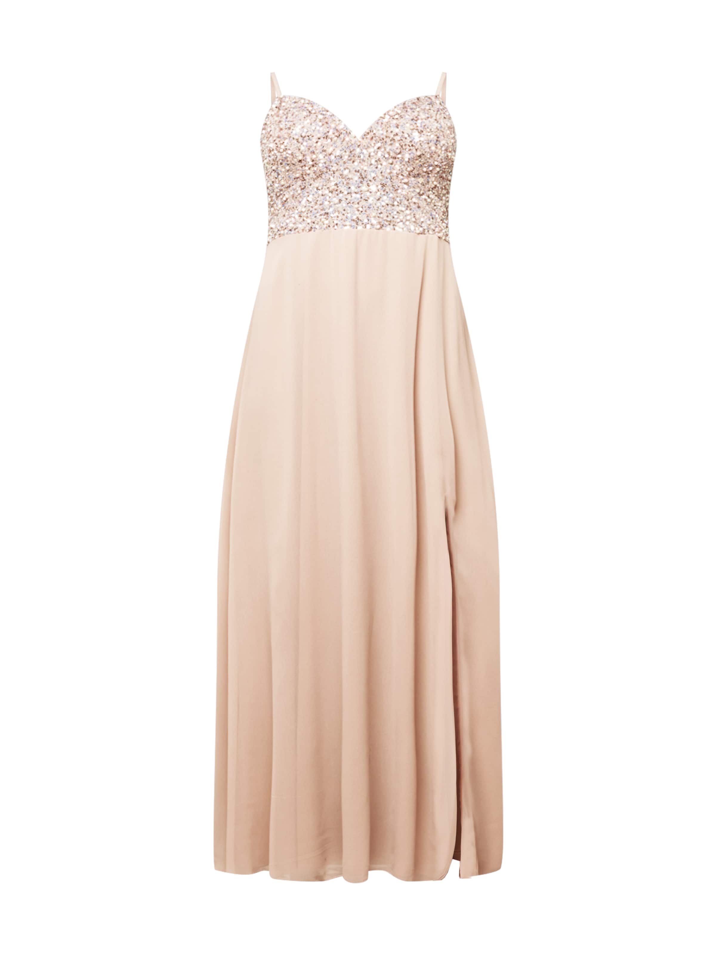 Robe de soirée 'Shelby' Lace & Beads Plus en rose : devant