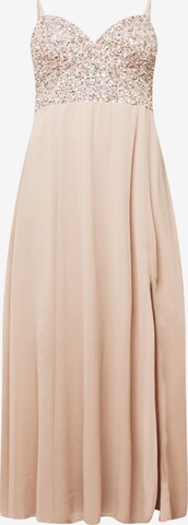 Robe de soirée 'Shelby' Lace & Beads Plus en rose : devant