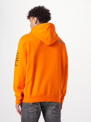 REPLAY Sweatshirt in Oranje