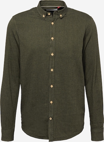 Kronstadt Button Up Shirt 'Johan Diego' in Green: front