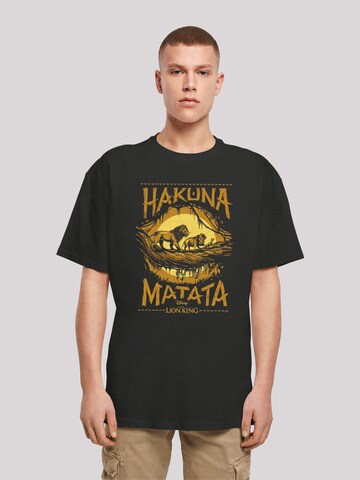 F4NT4STIC T-Shirt 'König der Löwen Hakuna Matata' in Schwarz: Vorderseite