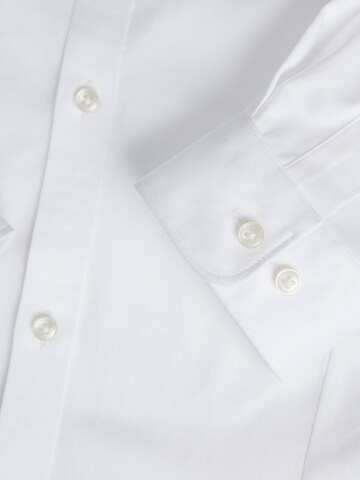 JACK & JONES Slim fit Button Up Shirt 'Parma' in White