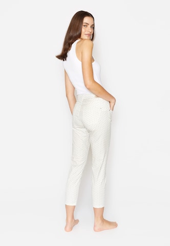 Coupe slim Pantalon 'Ornella' Angels en blanc