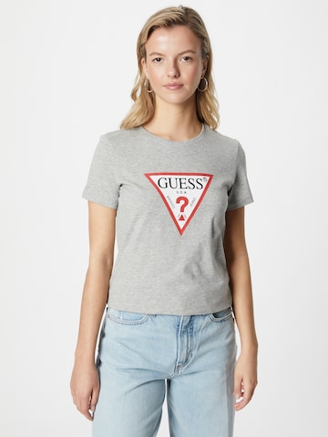 T-shirt GUESS en gris : devant