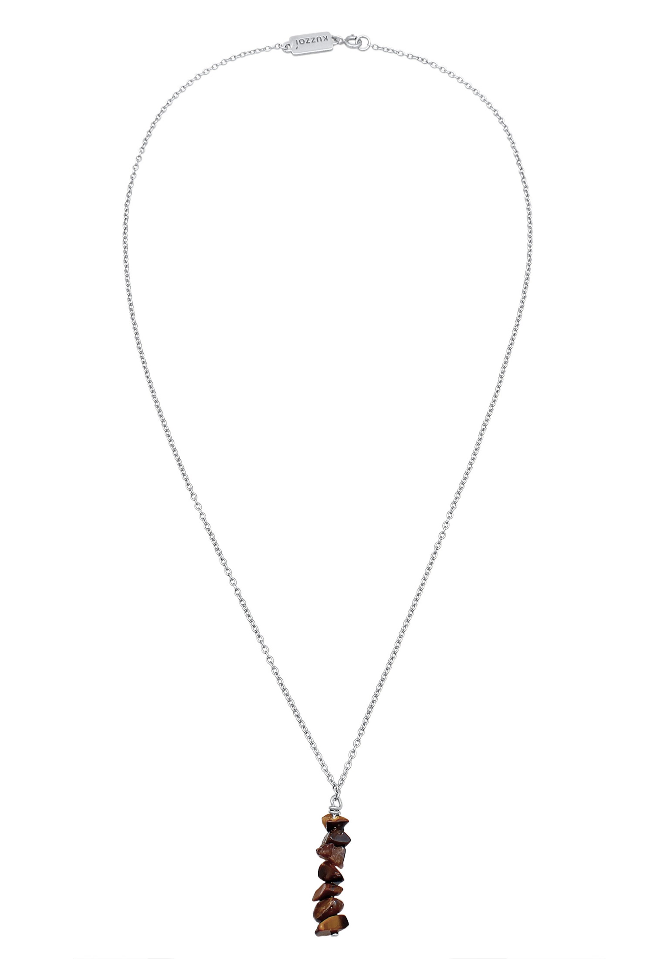 Chaîne KUZZOI en argent : devant