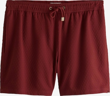 Pantaloncini da bagno di Next in rosso: frontale
