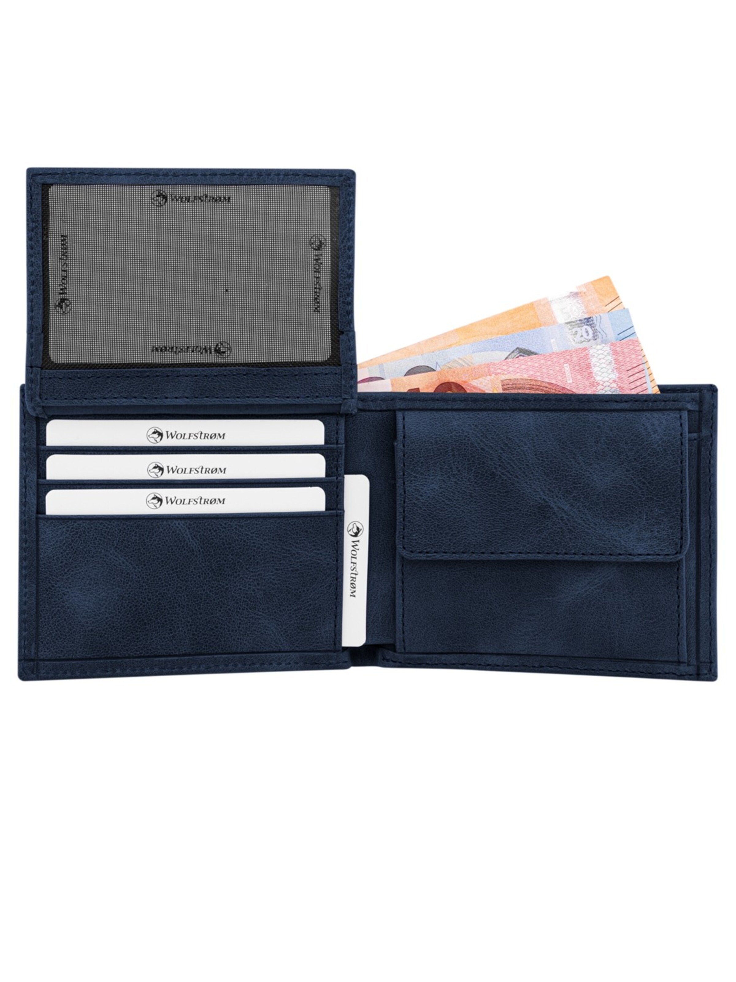 Wolfstrøm Wallet in Blue