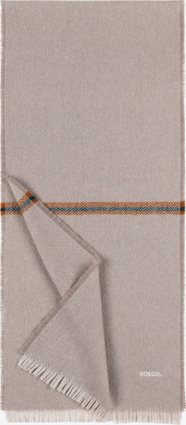 Roeckl Sjaal ' WOVEN HERINGBONE ' in Beige: voorkant