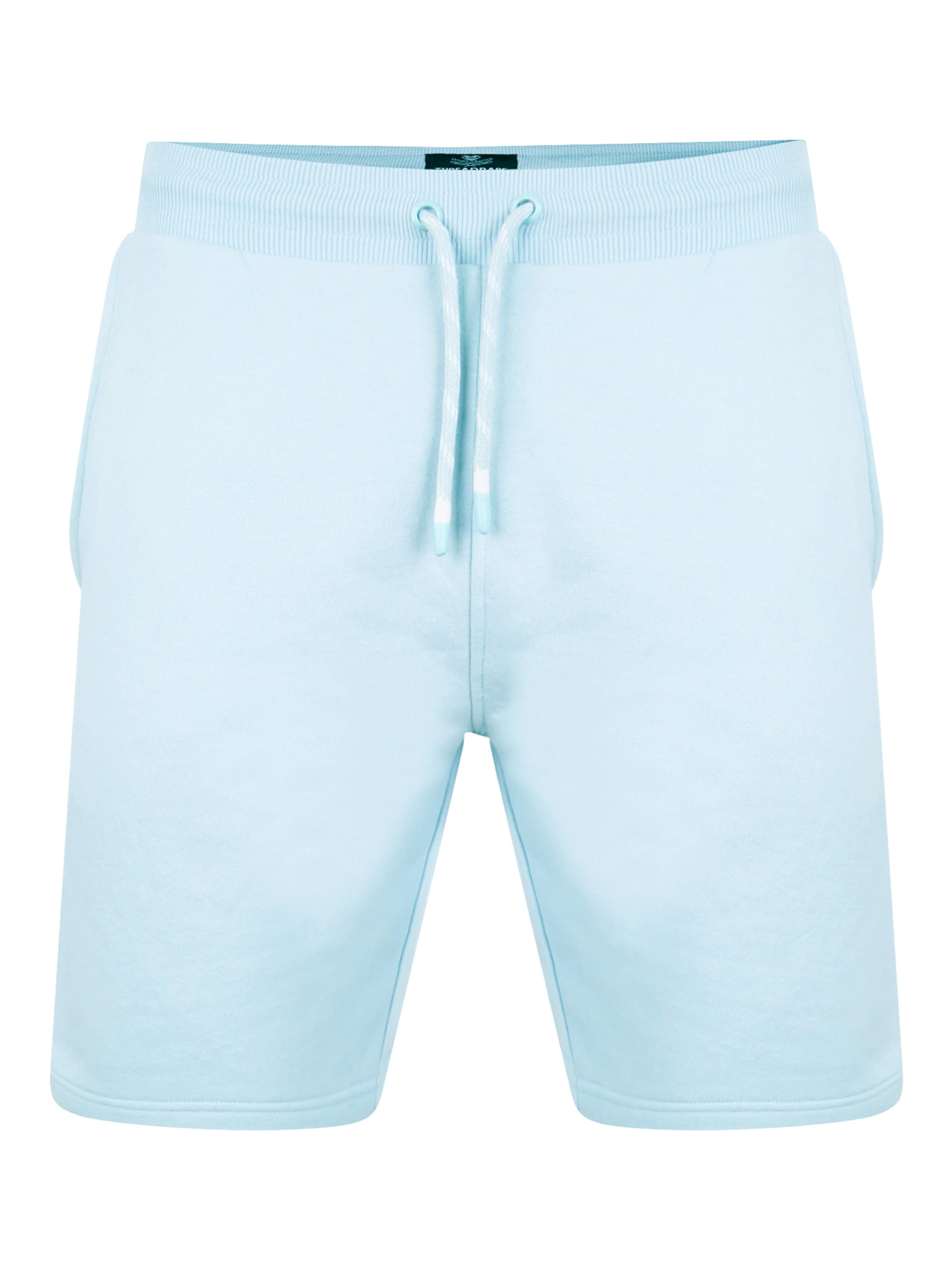 Threadbare Short 'Bergamot' in Blau: Vorderseite