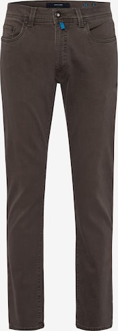 PIERRE CARDIN Slim fit Jeans 'Lyon' in Brown: front