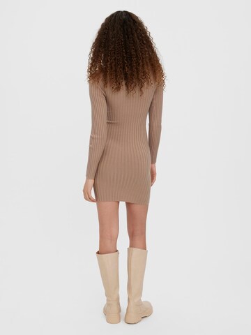 VERO MODA Knit dress 'Kiki' in Brown