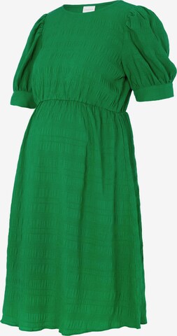 MAMALICIOUS - Vestido 'Camu' en verde: frente