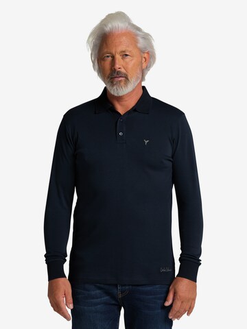 Carlo Colucci Shirt ' Camastra' in Blauw: voorkant