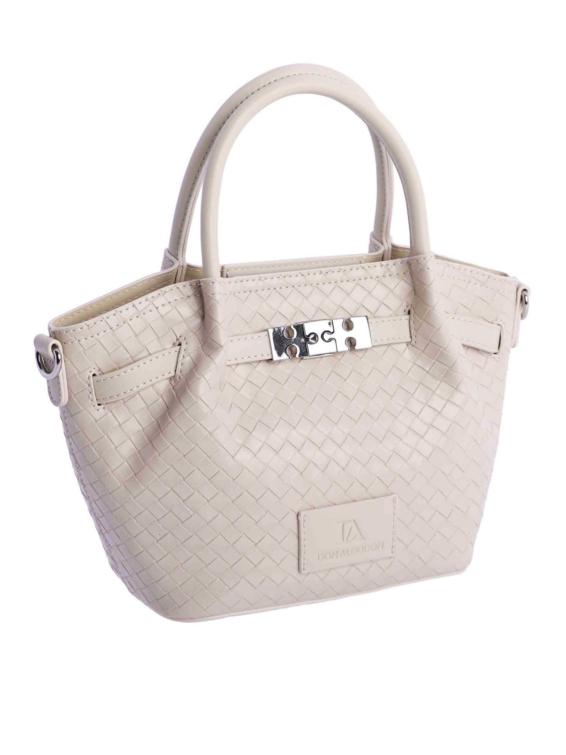 Don Algodon - Bolso de mano 'Salina' en blanco