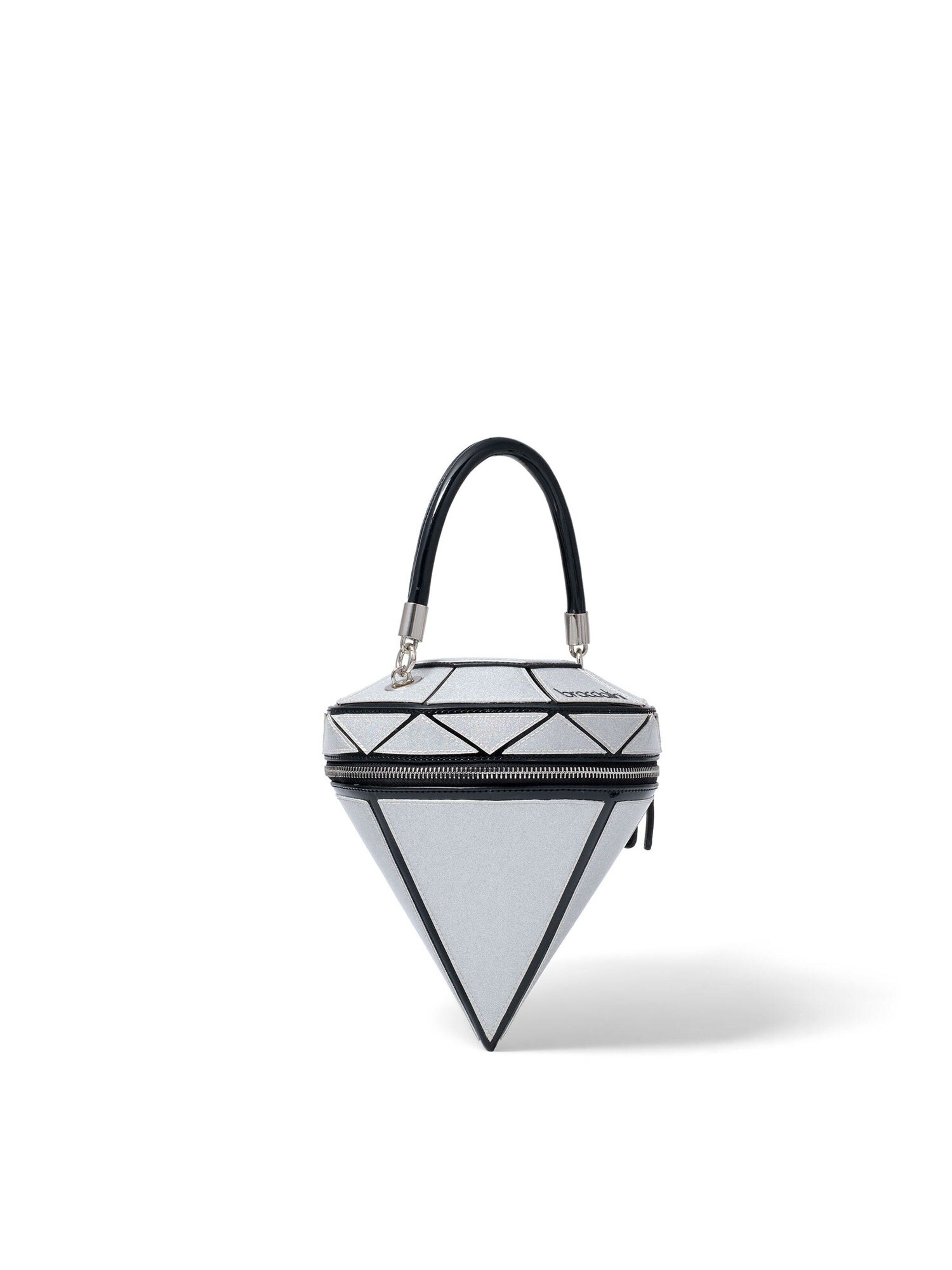 Braccialini Handbag in Grey: front