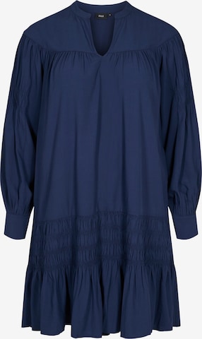 Zizzi Shirt Dress 'Rin' in Blue: front