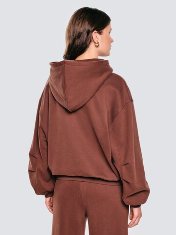 BIG STAR Sweatjacke 'MARTA' in Braun