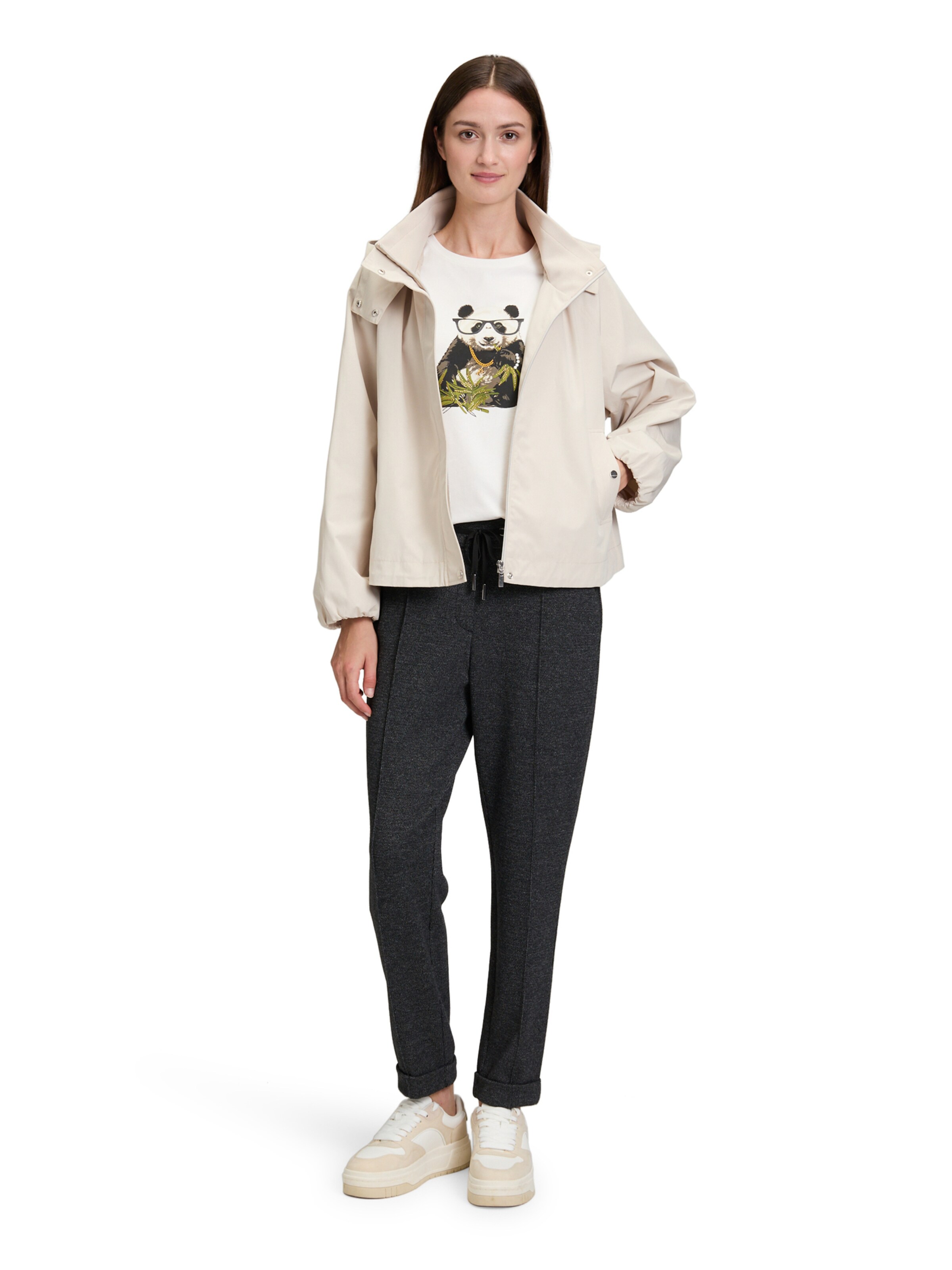Betty & Co Between-Season Jacket in Beige